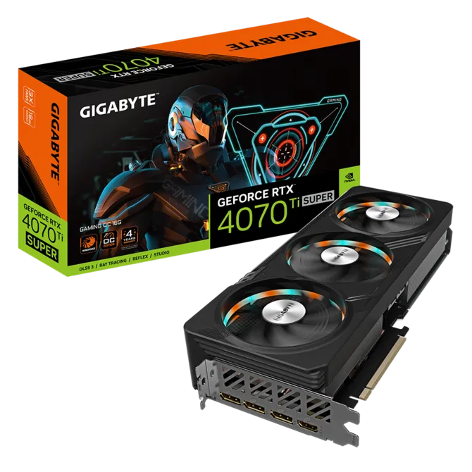 GIGABYTE RTX 4070TI SUPER 16GB 256BIT GDDR6X GAMING OC (HDMI, 3XDP)