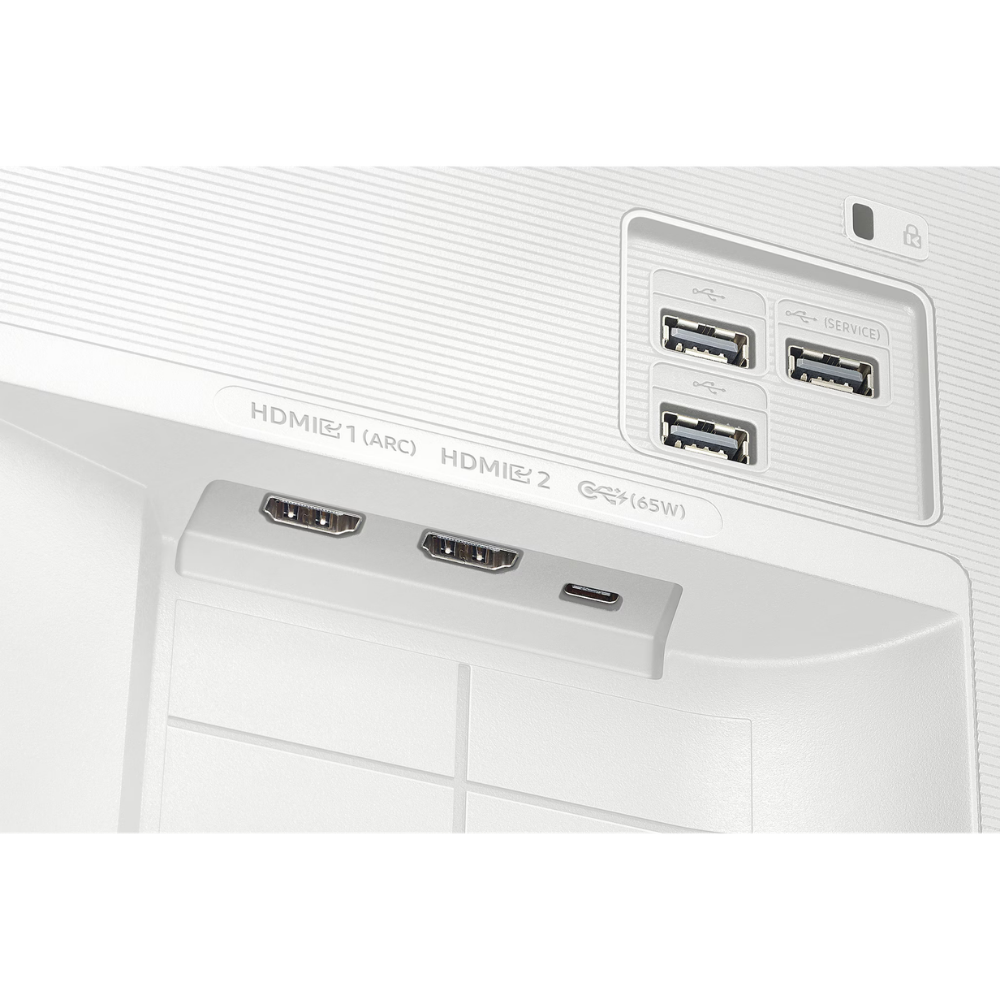 SAMSUNG M7 LS32FM701UEXXP 32" 4K UHD LED SMART MONITOR W/ SPKR WLMNT (2XHDMI, TYPE-C) WHITE