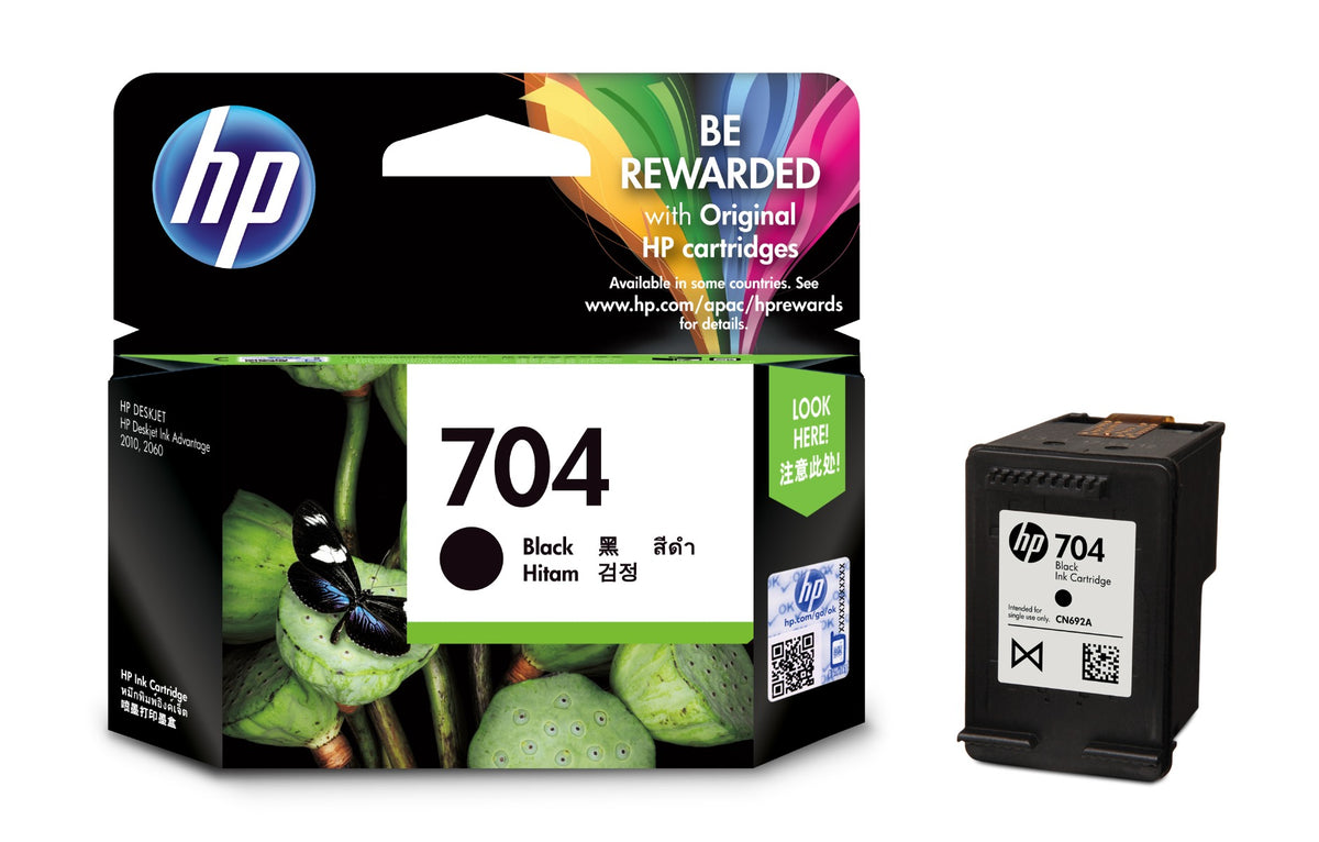 HP CN692AA BLACK (704) INK CARTRIDGE
