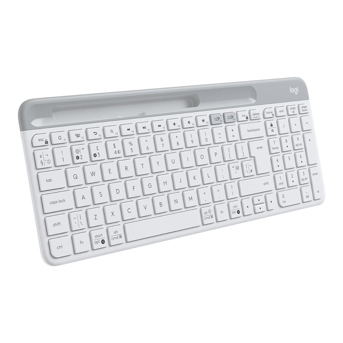 LOGITECH BLUETOOTH/WIRELESS MULTI-DEVICE KEYBOARD K580-Off-white