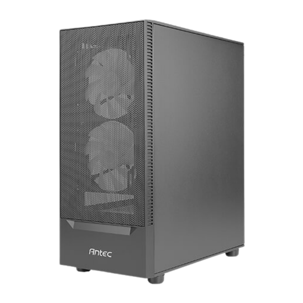 ANTEC NX410 MID TOWER CASE W/ TEMPERED GLASS SIDE PANEL, 3 ARGB FANS