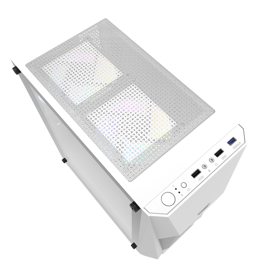 DARKFLASH DK150 ATX TOWER CASE W/ TEMPERED GLASS SIDE PANEL 3FANS
