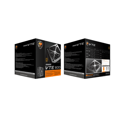COUGAR VTE500 500W, 120MM FAN, ACTIVE PFC, 80-PLUS BRONZE
