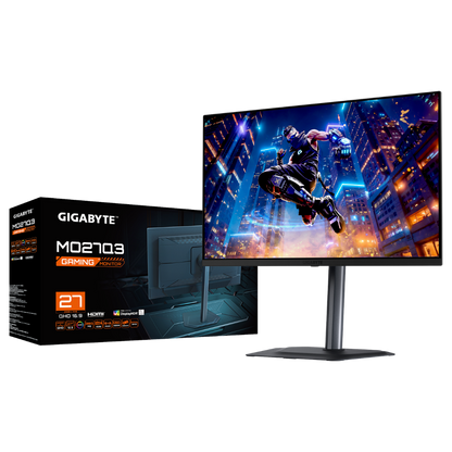 GIGABYTE MO27Q3 27" QHD OLED GAMING MONITOR 0.03MS 360HZ (2XHDMI, DP, USB-C)