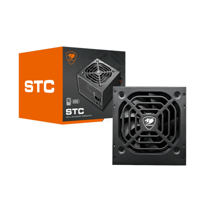 COUGAR STC600 600W, 120MM FAN, ACTIVE PFC, 80-PLUS