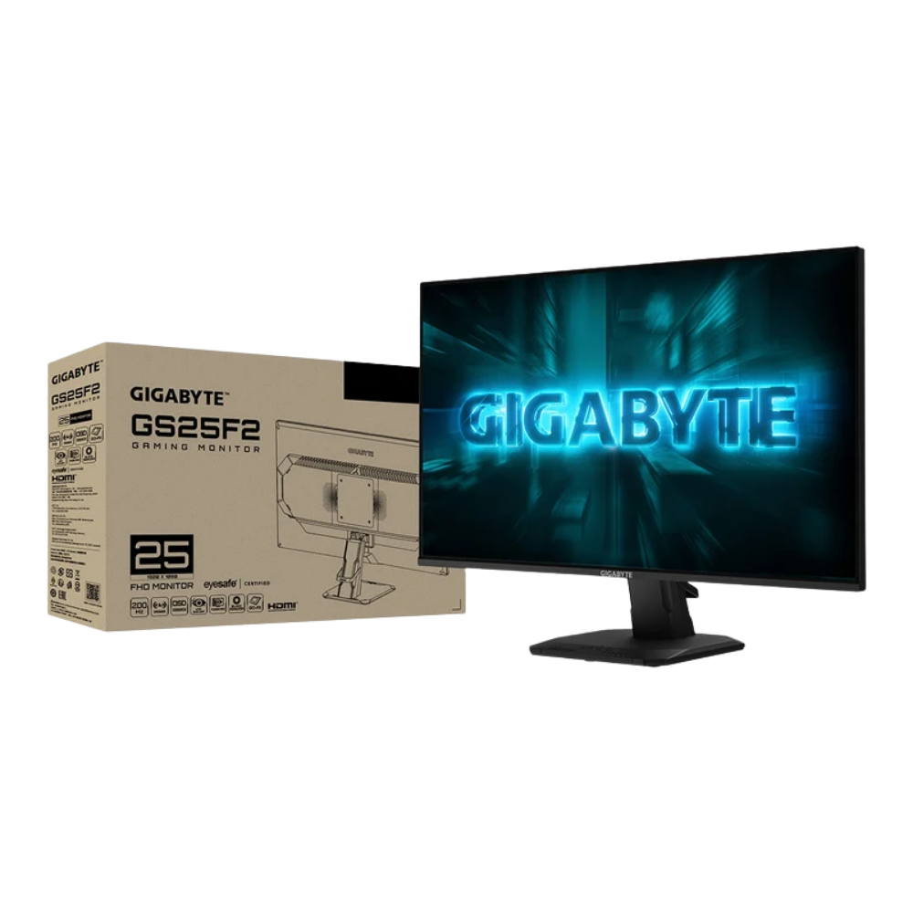 GIGABYTE GS25F2A 24.5" FHD IPS GAMING MONITOR 1MS 240HZ (2XHDMI, DP)