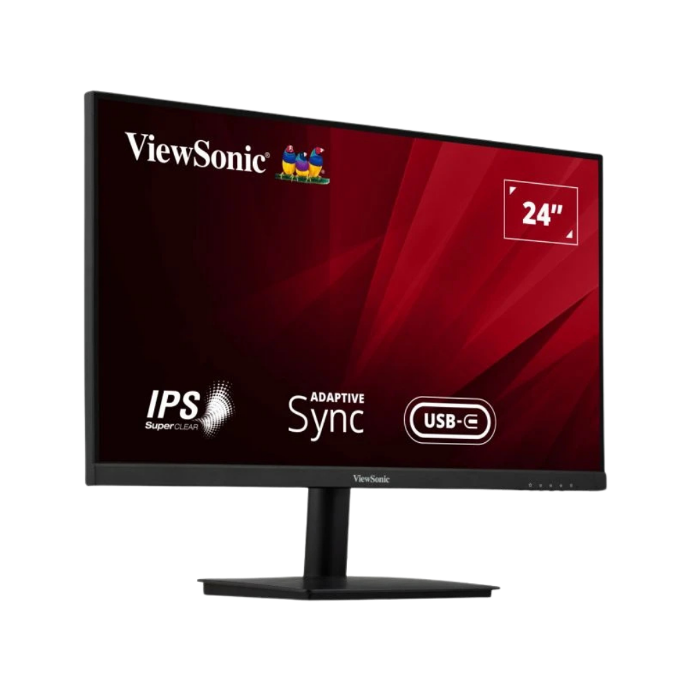 VIEWSONIC VA2409-MHU 23.6" WIDE FULL HD LED IPS MONITOR W/ SPEAKER WLMNT (VGA, HDMI, TYPE-C)