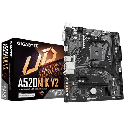GIGABYTE A520M K V2 2DDR4 M.2 MOTHERBOARD (DB15, HDMI)