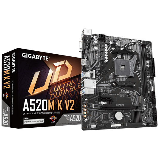 GIGABYTE A520M K V2 2DDR4 M.2 MOTHERBOARD (DB15, HDMI)