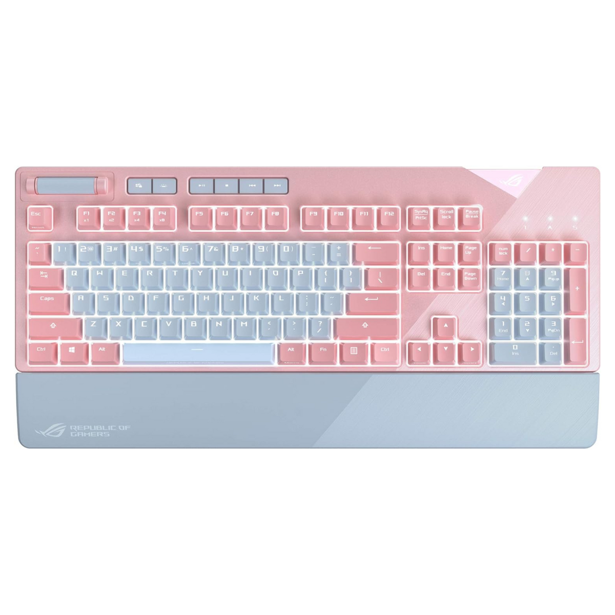 ASUS STRIX FLARE PNK LTD MECHANICAL RGB GAMING KEYBOARD (BLUE SWITCH) - PC Quickbuys