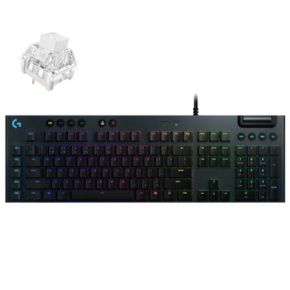 LOGITECH G913 TKL LIGHTSPEED WIRELESS RGB MECHANICAL GAMING KEYBOARD - GL CLICKY