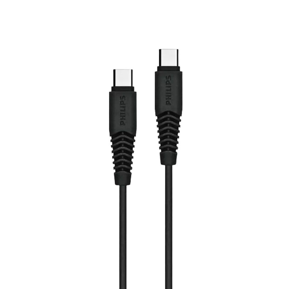 PHILIPS USB-C (M) TO USB-C (M) CABLE (4FT/1.2M) BLACK