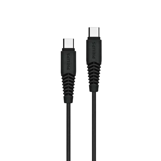 PHILIPS USB-C (M) TO USB-C (M) CABLE (4FT/1.2M) BLACK