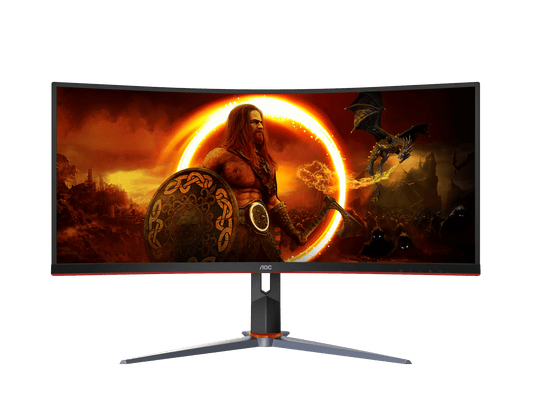 AOC AGON AG346UCD 34" WQHD OLED CURVED GAMING MONITOR 0.03MS 175HZ WLMNT (2XHDMI, DP)