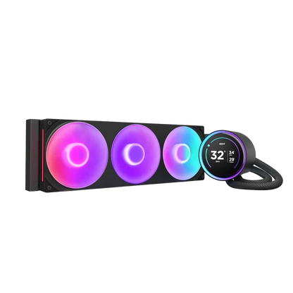 NZXT KRAKEN ELITE 360 RGB AIO LIQUID COOLER W/ LCD DISPLAY, RGB FANS