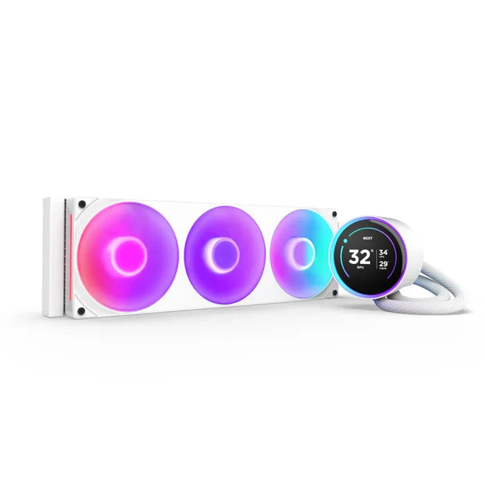 NZXT KRAKEN ELITE 360 RGB AIO LIQUID COOLER W/ LCD DISPLAY, RGB FANS