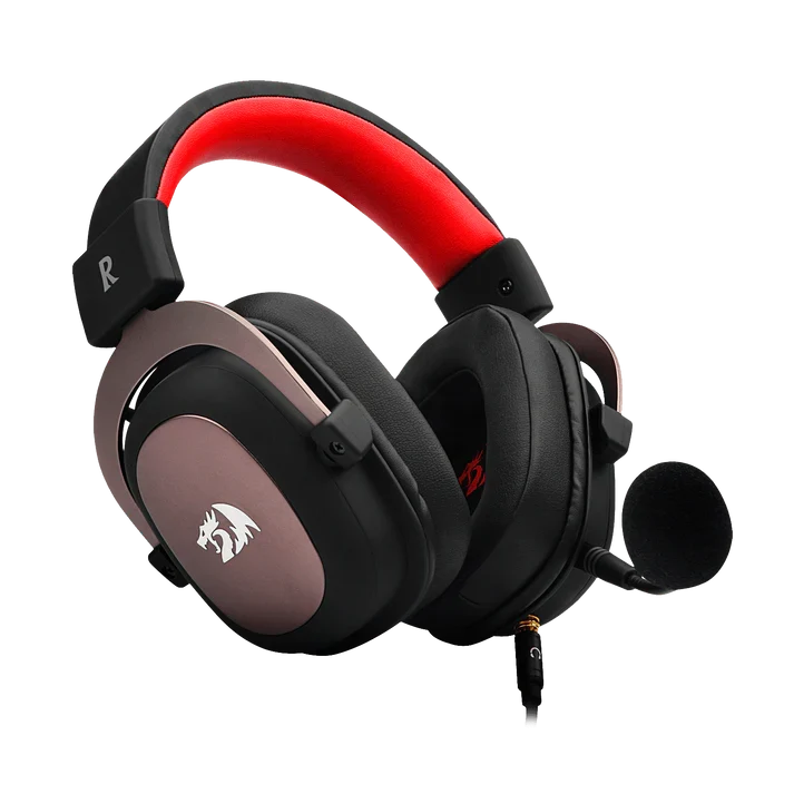 REDRAGON ZEUS2 7.1 VRTUAL SURROUND GMG HDST (PC, PS4, XBX ONE, NINTENDO SWTCH, MOBL) (WHITE/RED)