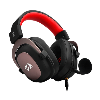 REDRAGON ZEUS2 7.1 VRTUAL SURROUND GMG HDST (PC, PS4, XBX ONE, NINTENDO SWTCH, MOBL) (WHITE/RED)