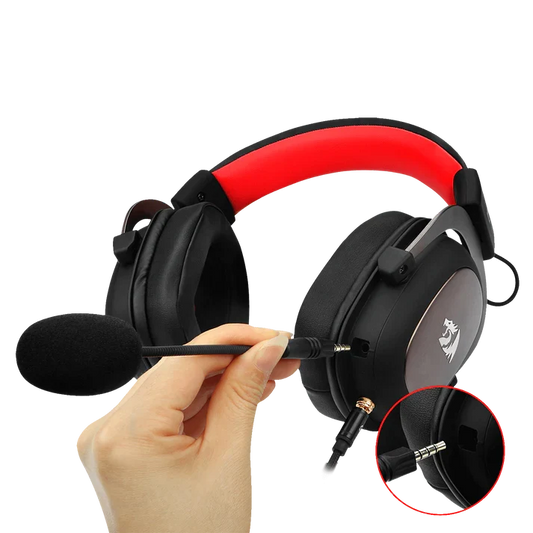 REDRAGON ZEUS2 7.1 VRTUAL SURROUND GMG HDST (PC, PS4, XBX ONE, NINTENDO SWTCH, MOBL) (WHITE/RED)