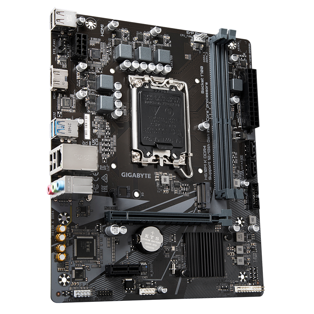 GIGABYTE H610M-K 2DDR4 M.2 MOTHERBOARD (HDMI)