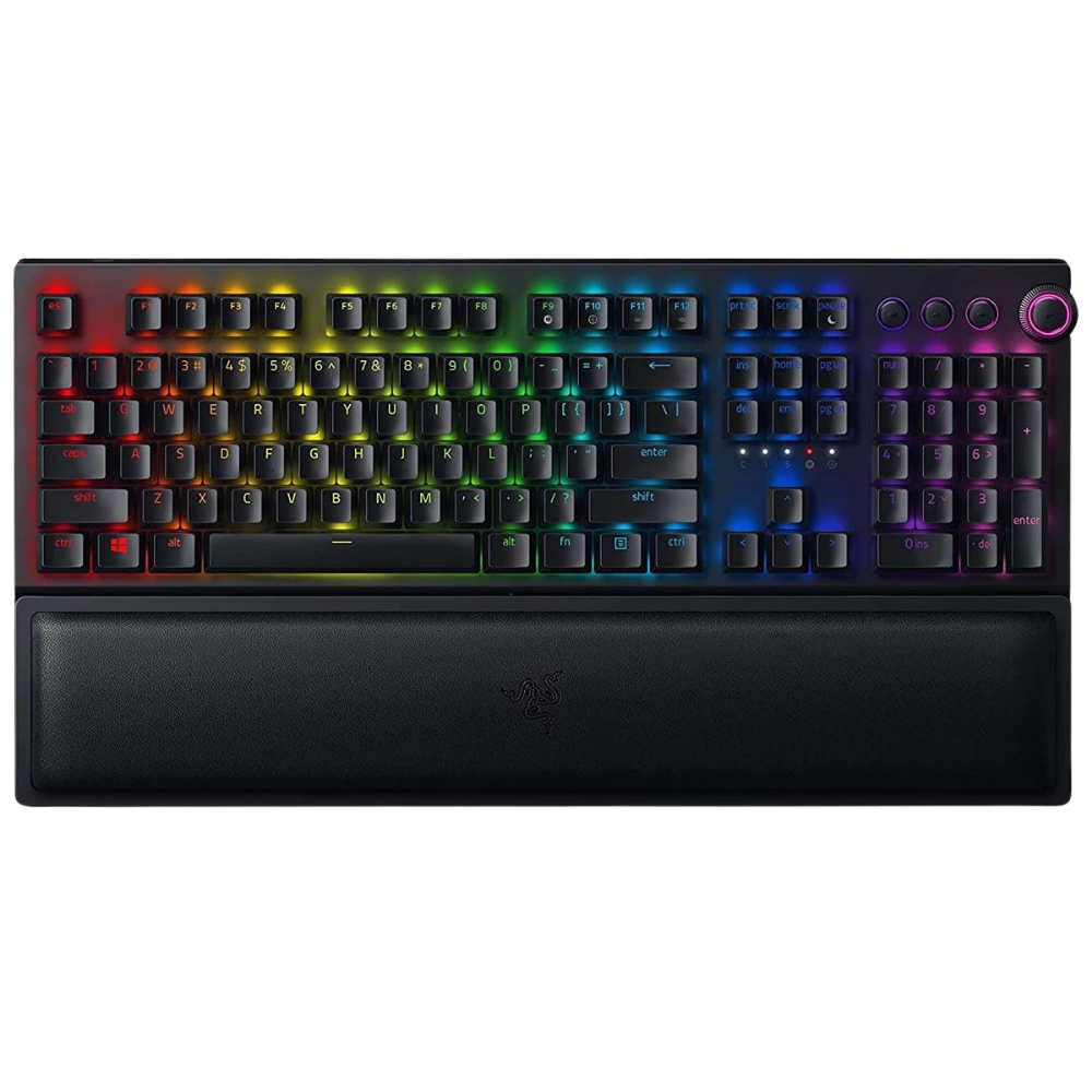 RAZER BLACKWIDOW V3 PRO WIRELESS MECHANICAL GAMING KEYBOARD (YELLOW SWITCH)