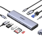 UGREEN 10 IN 1 USB-C HUB (3XUSB-A 3.0, USB-C, HDMI, VGA, RJ45, MICROSD, SD, 3.5MM)