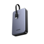 UGREEN PB505 POWERBANK 20000MAH 22W W/ BUILT-IN TYPE C CABLE (USB-A, USB-C TWO-WAY FAST CHARGE) BLACK