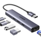 ACC-UGN-60554	UGREEN 5 IN 1 USB-A HUB (3XUSB-A 3.0, USB-C (PD), RJ45)