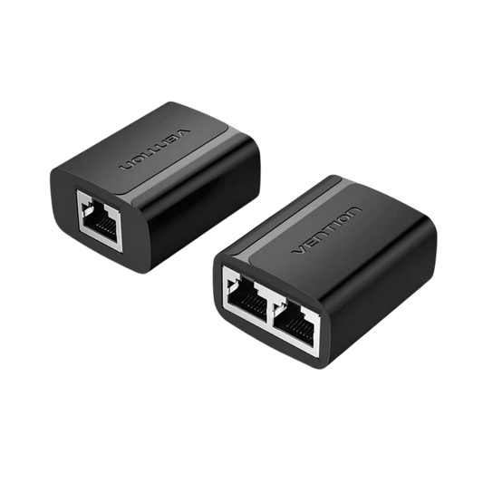 VENTION RJ45 1X2 PORTS SPLITTER ADAPTER BLACK