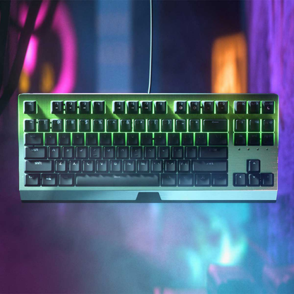 RAZER BLACKWIDOW V3 TKL MECHANICAL GAMING KEYBOARD (GREEN SWITCH)