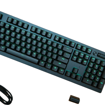 RAZER DEATHSTALKER V2 PRO WIRELESS LOW-PROFILE GAMING KEYBOARD (RED SWITCH) BLACK