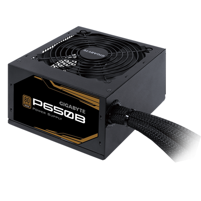 GIGABYTE P650B 650W 1X120MM FAN, 80PLUS-BRONZE, 6SATA, 4PCIE, 80PLUS-BRONZE