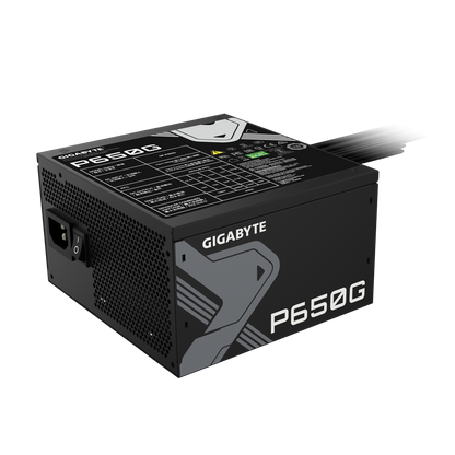 GIGABYTE P650G 650W 1X120MM FAN, 6SATA, 4PCIE, ACTIVE PFC, 80PLUS-GOLD