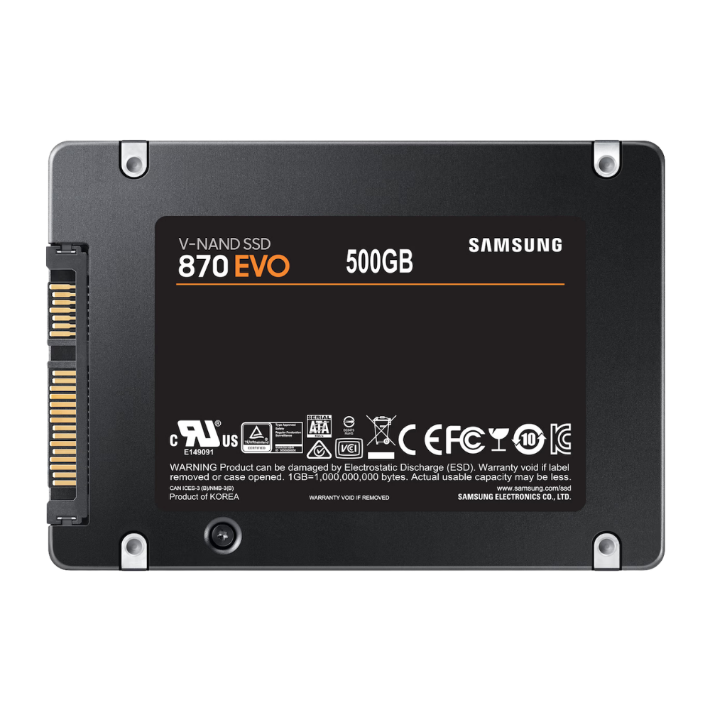 SAMSUNG 500GB 2.5" SATA SSD 870 EVO (MZ77E500BW)