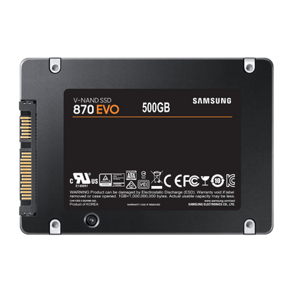 SAMSUNG 500GB 2.5" SATA SSD 870 EVO (MZ77E500BW)