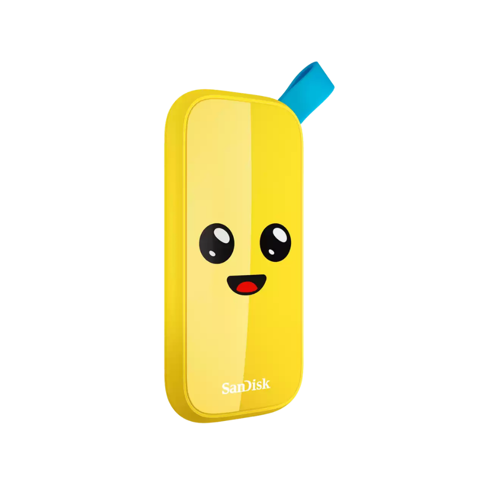 SANDISK PORTABLE SSD USB 3.2 TYPE-C 800MB/S YELLOW PEELY EDITION