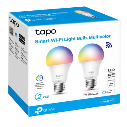 TPLINK TAPO L530E SMART WIFI MULTI-COLOR LIGHT BULB