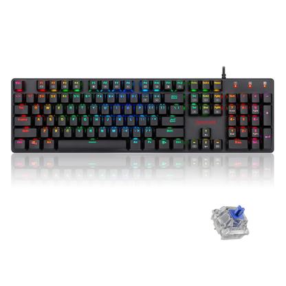 REDRAGON SHRAPNEL RGB MECHANICAL GAMING KEYBOARD (BROWN SWITCH)