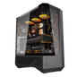 DARKFLASH DY460 ATX CASE W/ TEMPERED GLASS PANEL DUAL CHAMBER (BLACK)