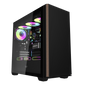DARKFLASH DS900WS ATX CASE W/ TEMPERED GLASS SIDE (BLACK)