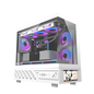DARKFLASH DS950MV M-ATX CASE W/ TEMPERED GLASS PANORAMIC SIDE, 6" IPS DISPLAY (WHITE)
