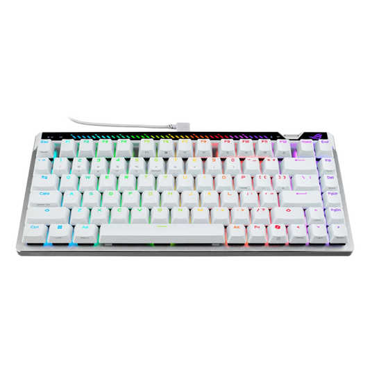 ASUS ROG FALCHION ACE 75HE 75-KEY COMPACT ANALOG GAMING KEYBOARD (ROG HFX V2 SWITCH) (WHITE)