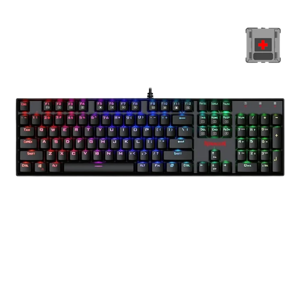 REDRAGON MITRA V2 RGB MECHANICAL GAMING KEYBOARD (RED SWITCH)