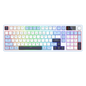 REDRAGON ARIA PRO TRI-MODE RGB MEMBRANE KEYBOARD W/ LCD & KNOB (WHITE BLUE)