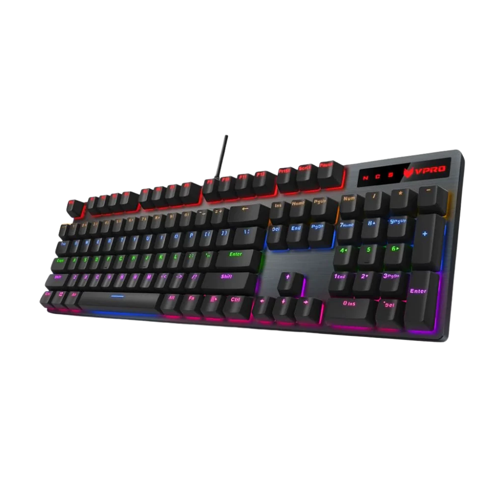 RAPOO GK500 BACKLIT MECHANICAL GAMING KEYBOARD (BLACK)