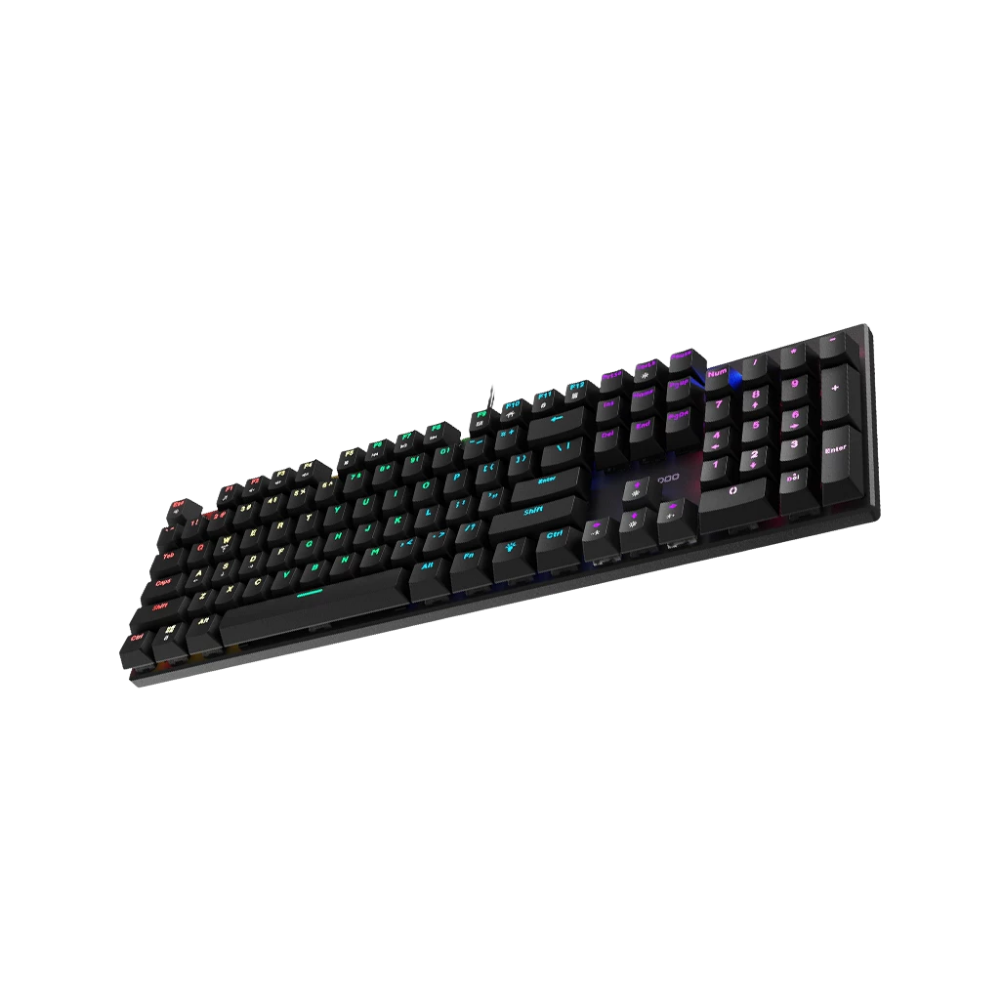 RAPOO GK500 BACKLIT MECHANICAL GAMING KEYBOARD (BLACK)