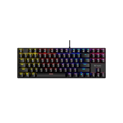 RAPOO GK500-87 BACKLIT MECHANICAL GAMING KEYBOARD (BLACK)