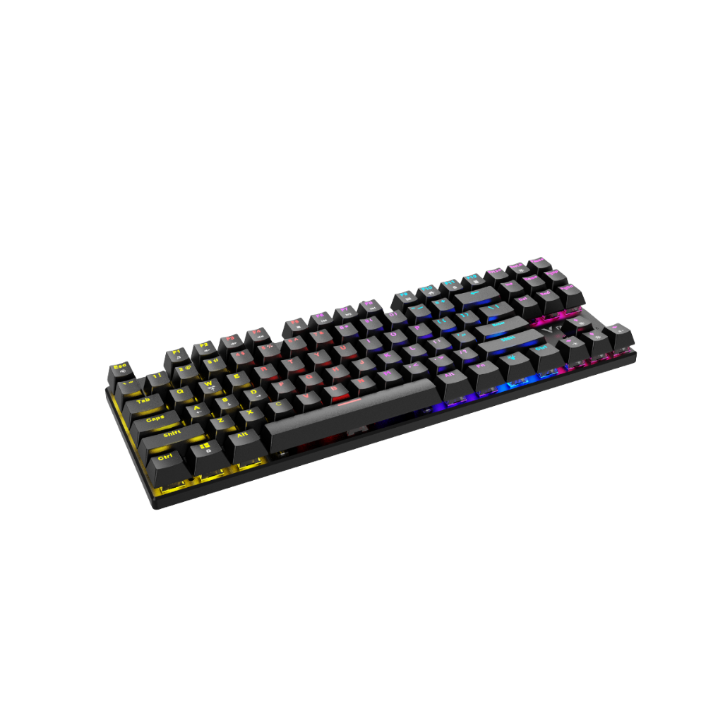 RAPOO GK500-87 BACKLIT MECHANICAL GAMING KEYBOARD (BLACK)