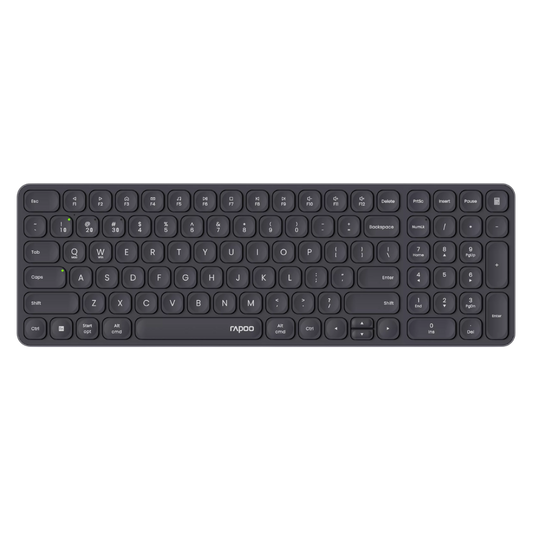 RAPOO E9310M BLUETOOTH/WIRELESS 2.4GHZ ULTRA-SLIM KEYBOARD (DARK GREY)