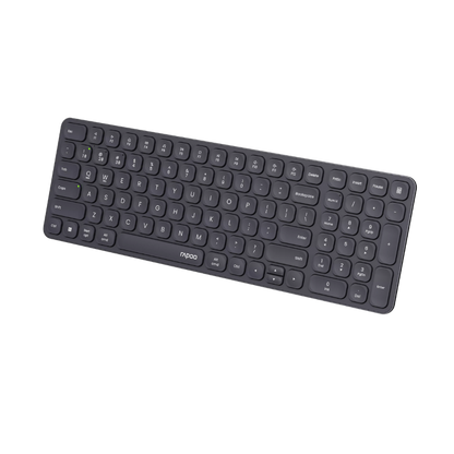 RAPOO E9310M BLUETOOTH/WIRELESS 2.4GHZ ULTRA-SLIM KEYBOARD (DARK GREY)